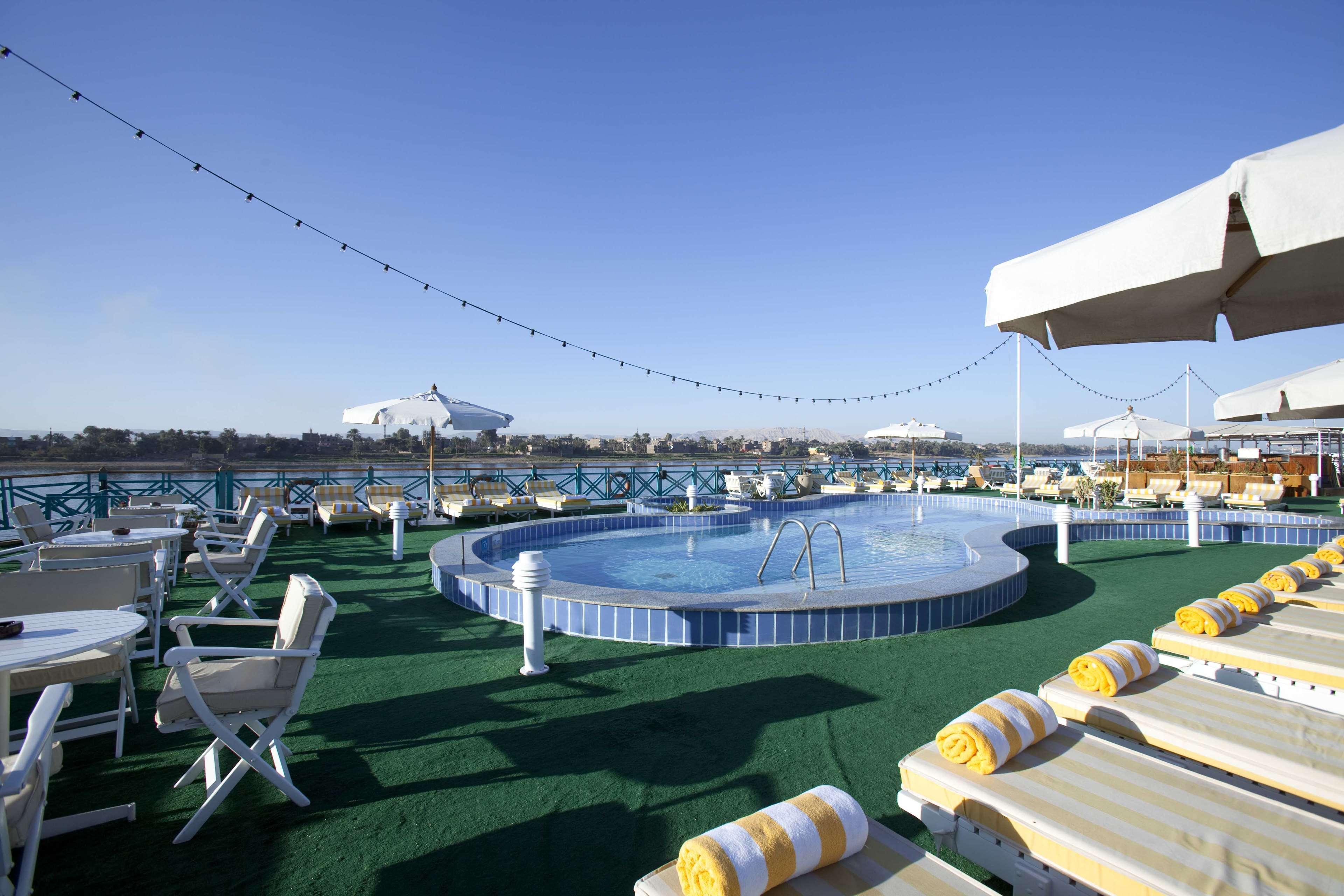 Sonesta Hotel Tower & Casino Cairo Exterior photo The pool deck of the Queen Mary 2